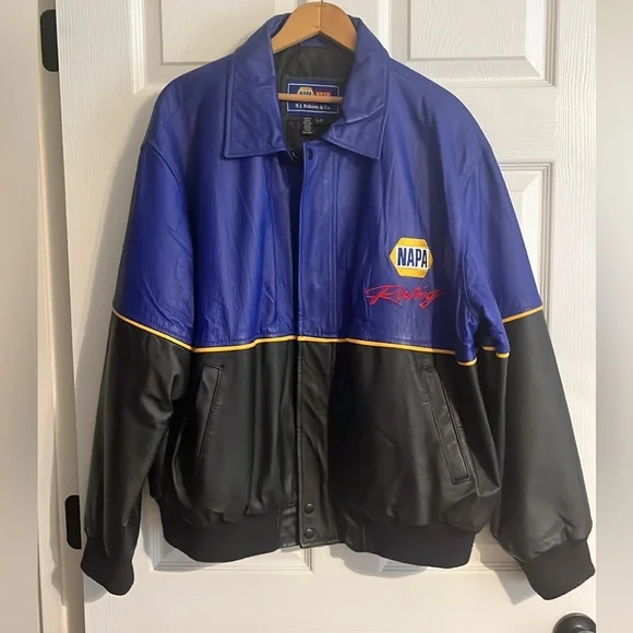SOLD - NAPA Genuine Leather Racing Jacket - Picture 2 of 16